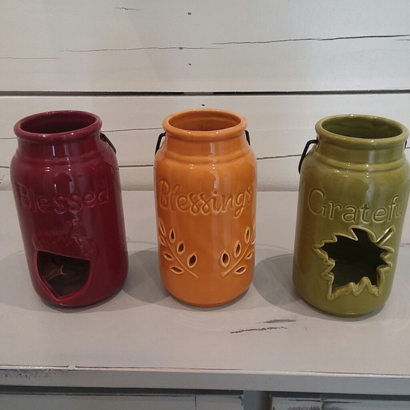 Other - NWOT. Set of 3 candle holders